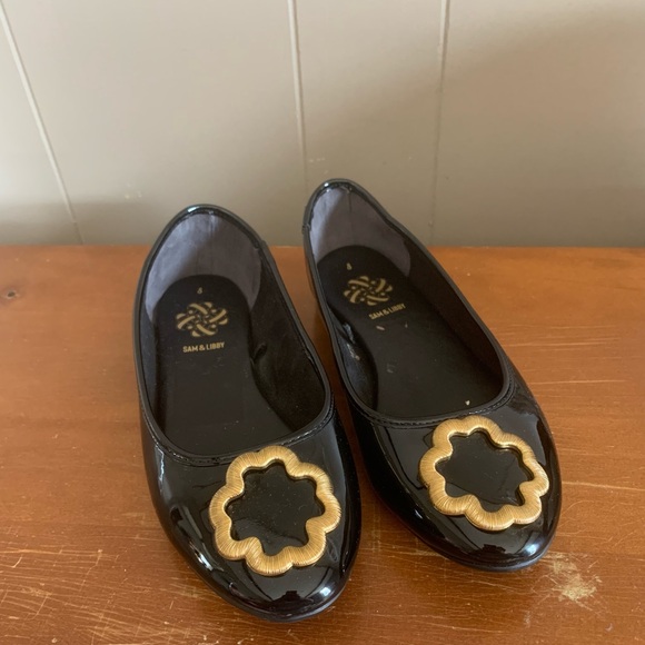 Sam And Libby Coco Patent Leather Ballet Flat Shoes. Size 8 - Picture 2 of 4